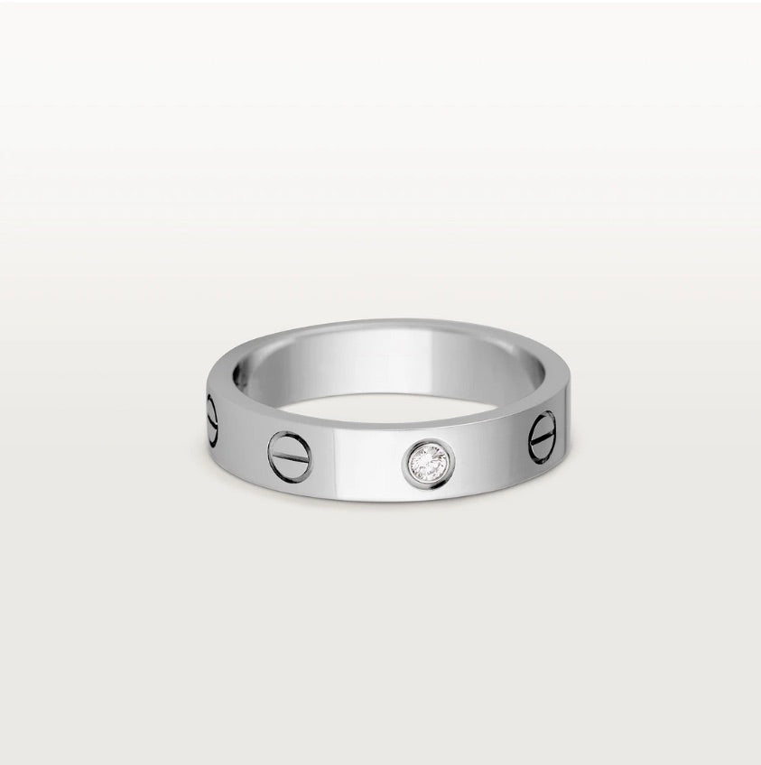 BAGUE LOVE, 3 DIAMANTS