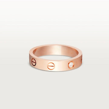 BAGUE LOVE, 3 DIAMANTS