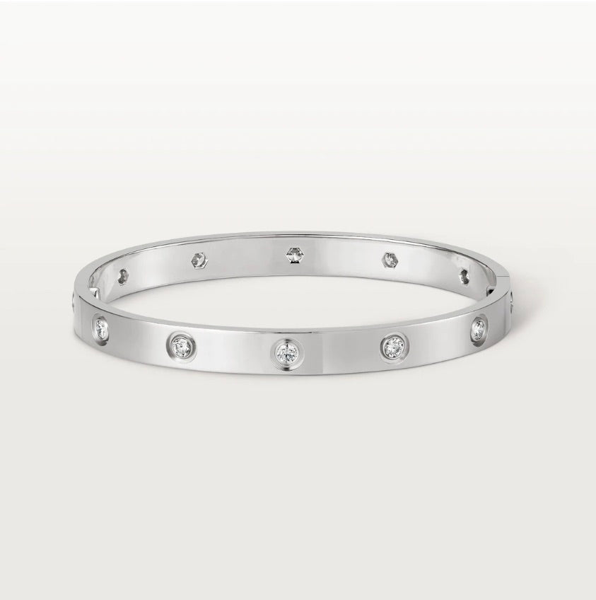 BRACELET LOVE, 10 DIAMANTS
