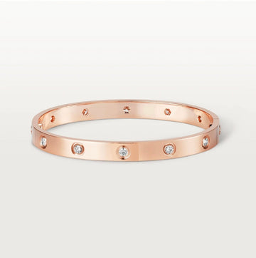 BRACELET LOVE, 10 DIAMANTS